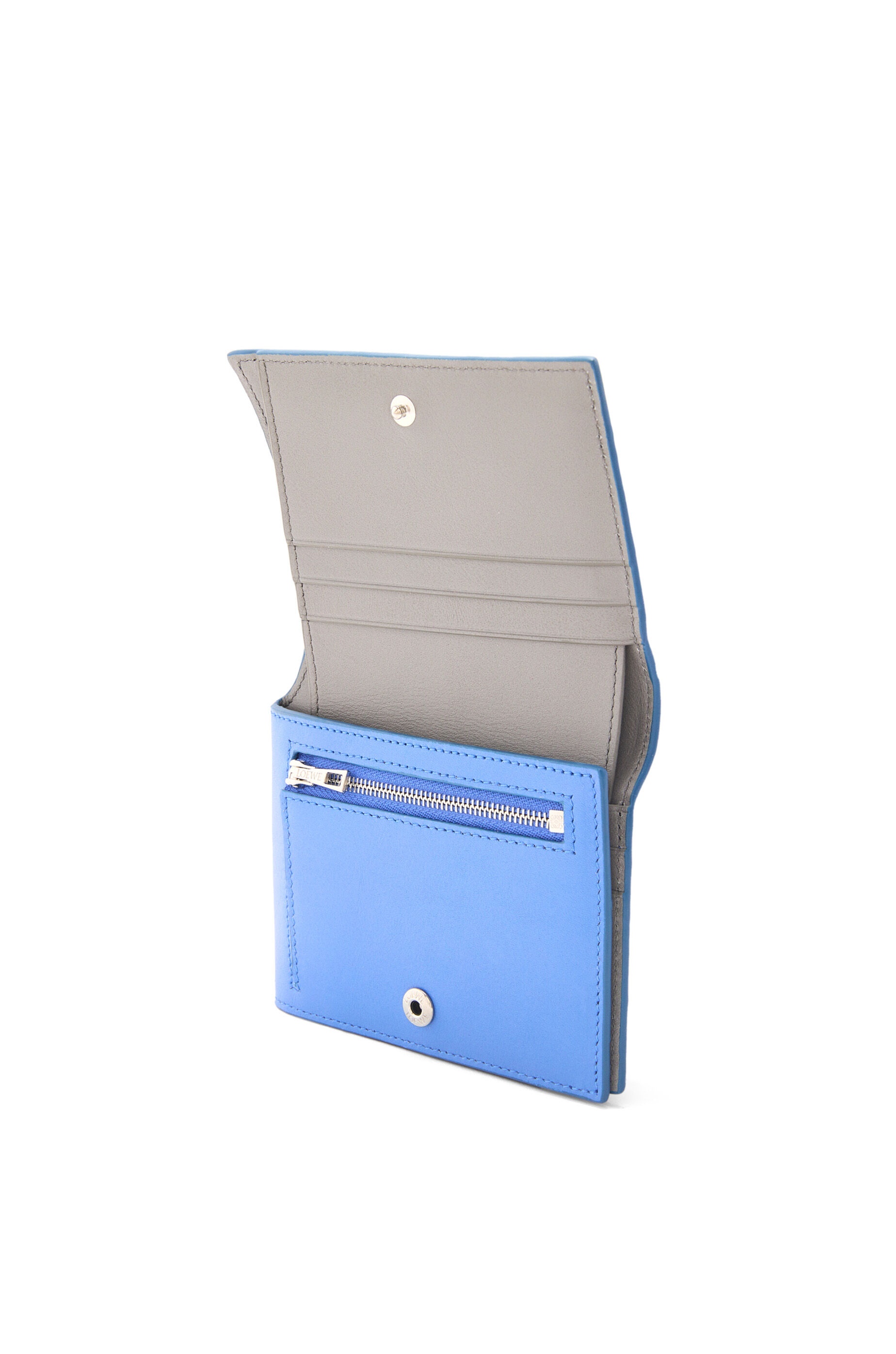 Folded wallet in shiny nappa calfskin - 3