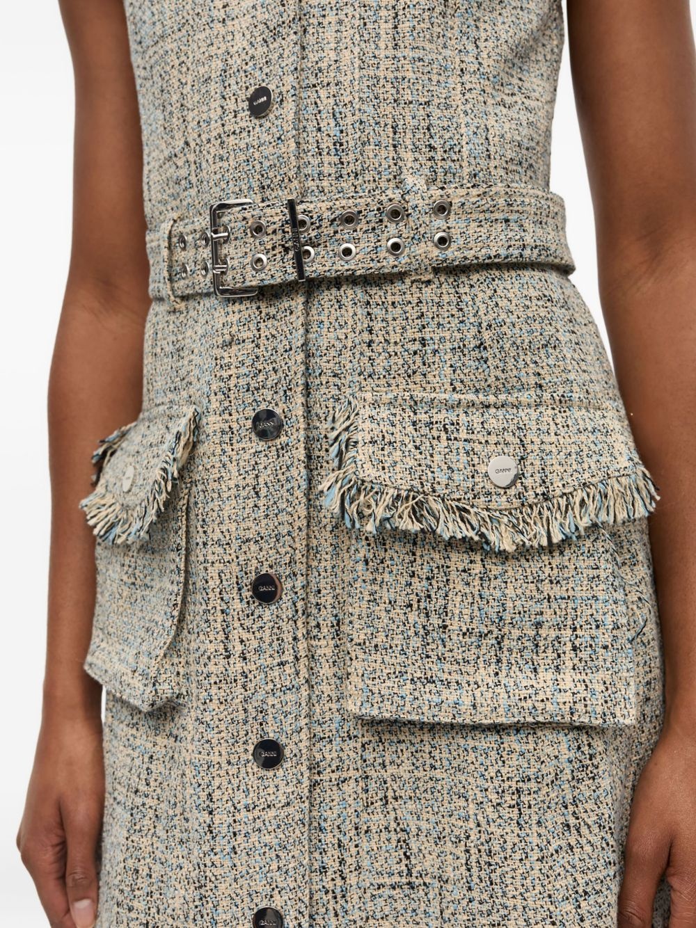 tweed mini dress - 5