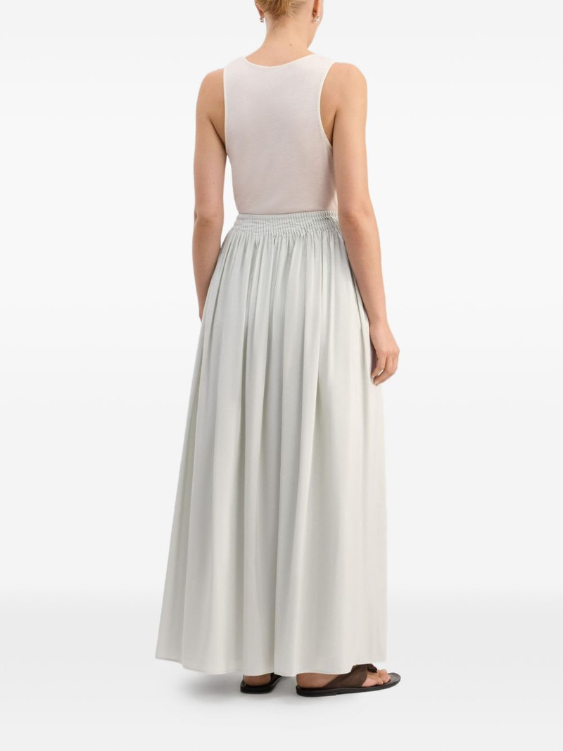 Naya gathered midi long skirt 4