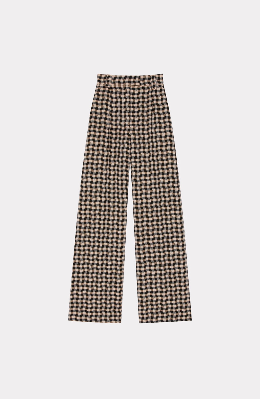 'Wavy Vichy' tailored trousers - 1
