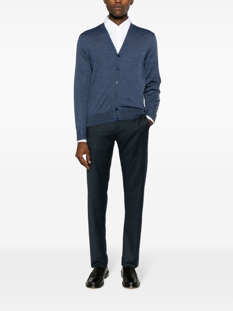Canali drawstring-waist wool trousers outlook