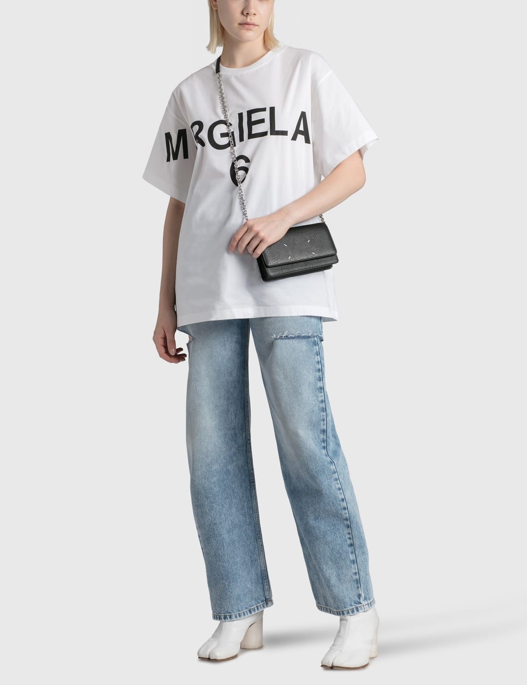 COTTON POPLIN LOGO T-SHIRT - 4