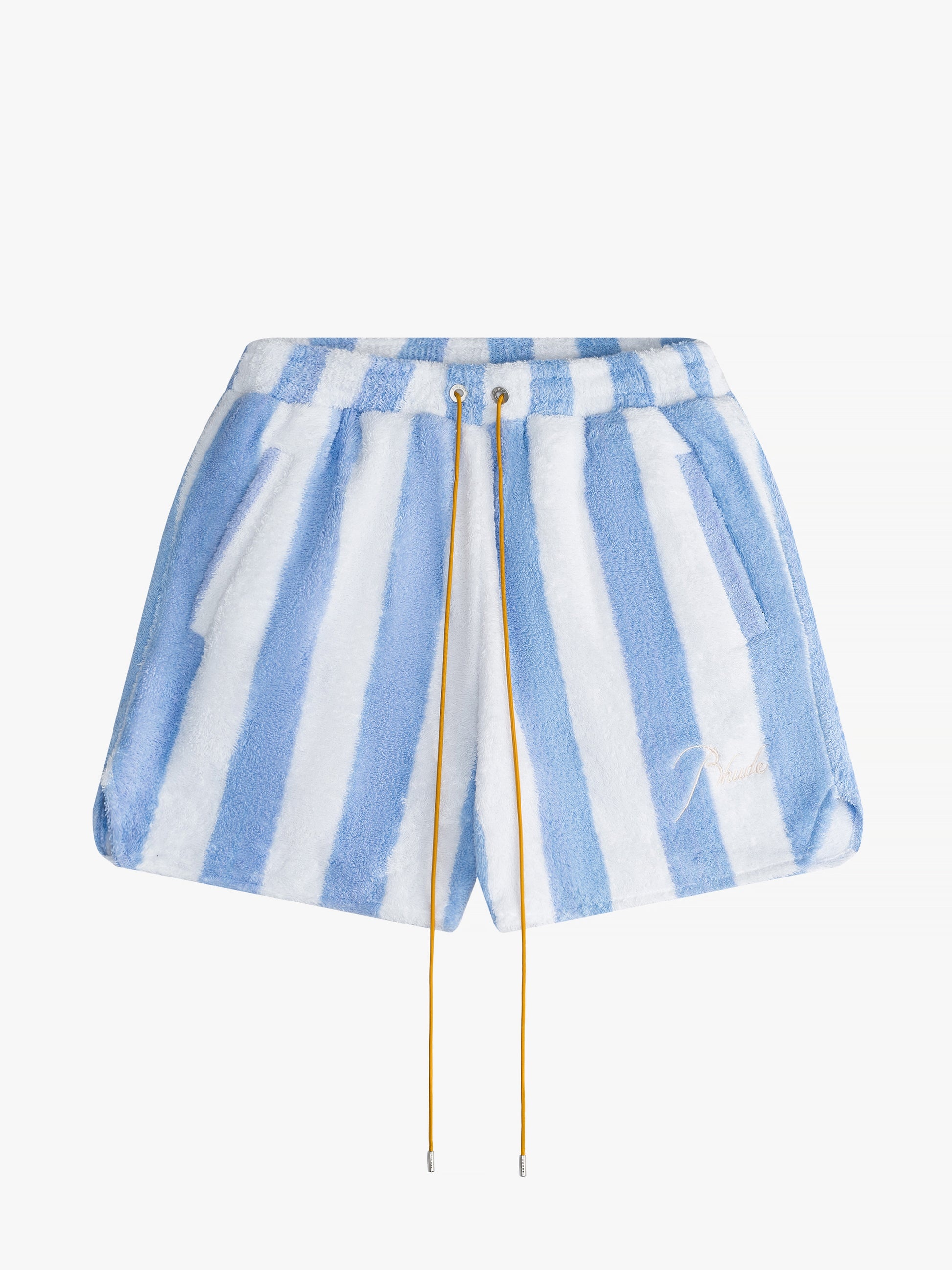 STRIPED LOOP TERRY SHORT - 1