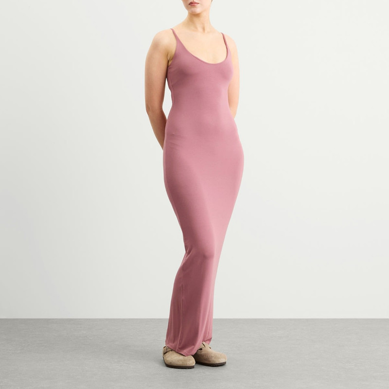 SKIMS SKIMS Smooth Lounge Skimpy Scoop Neck Dress outlook