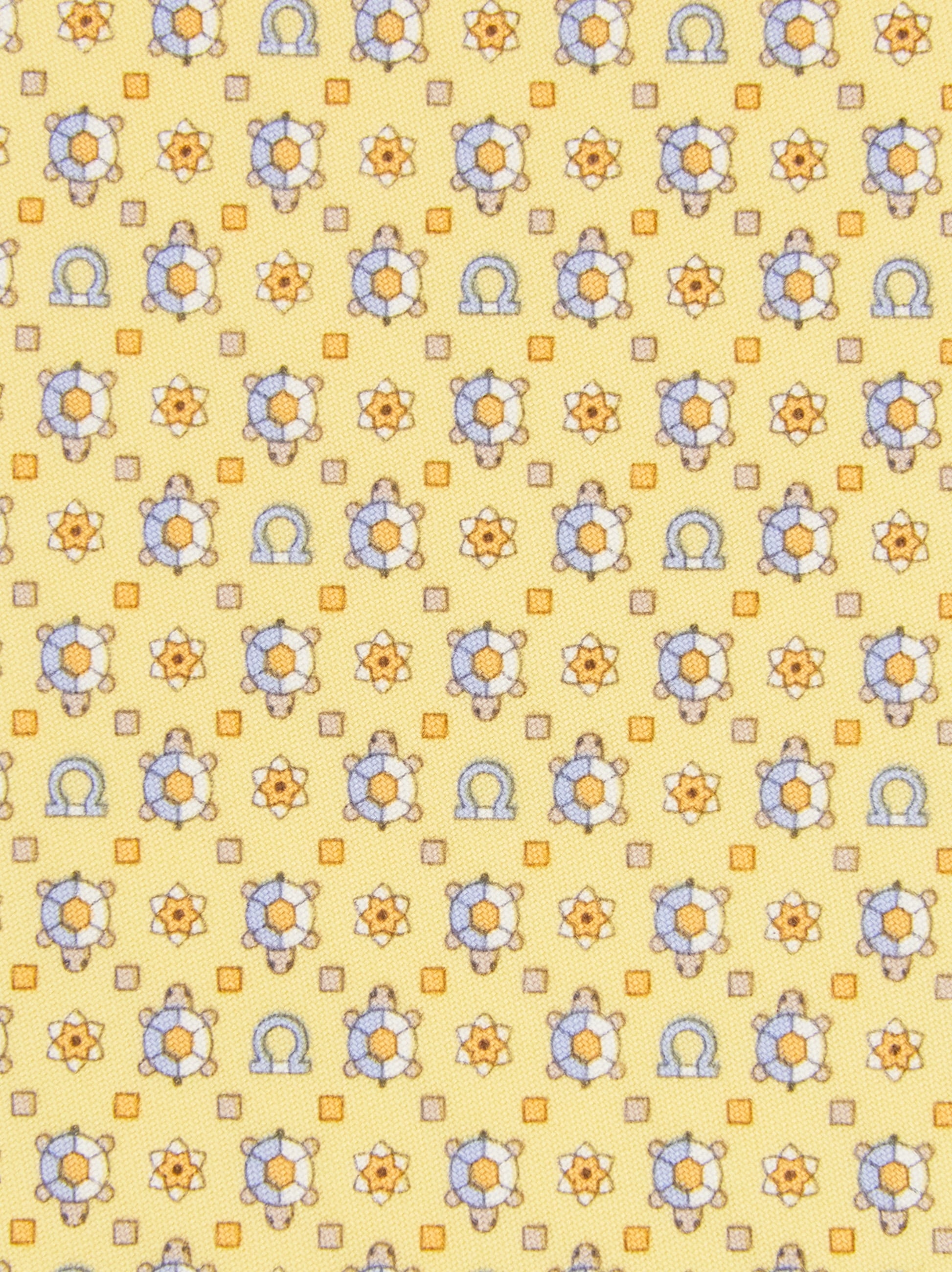 Turtle print silk tie - 2