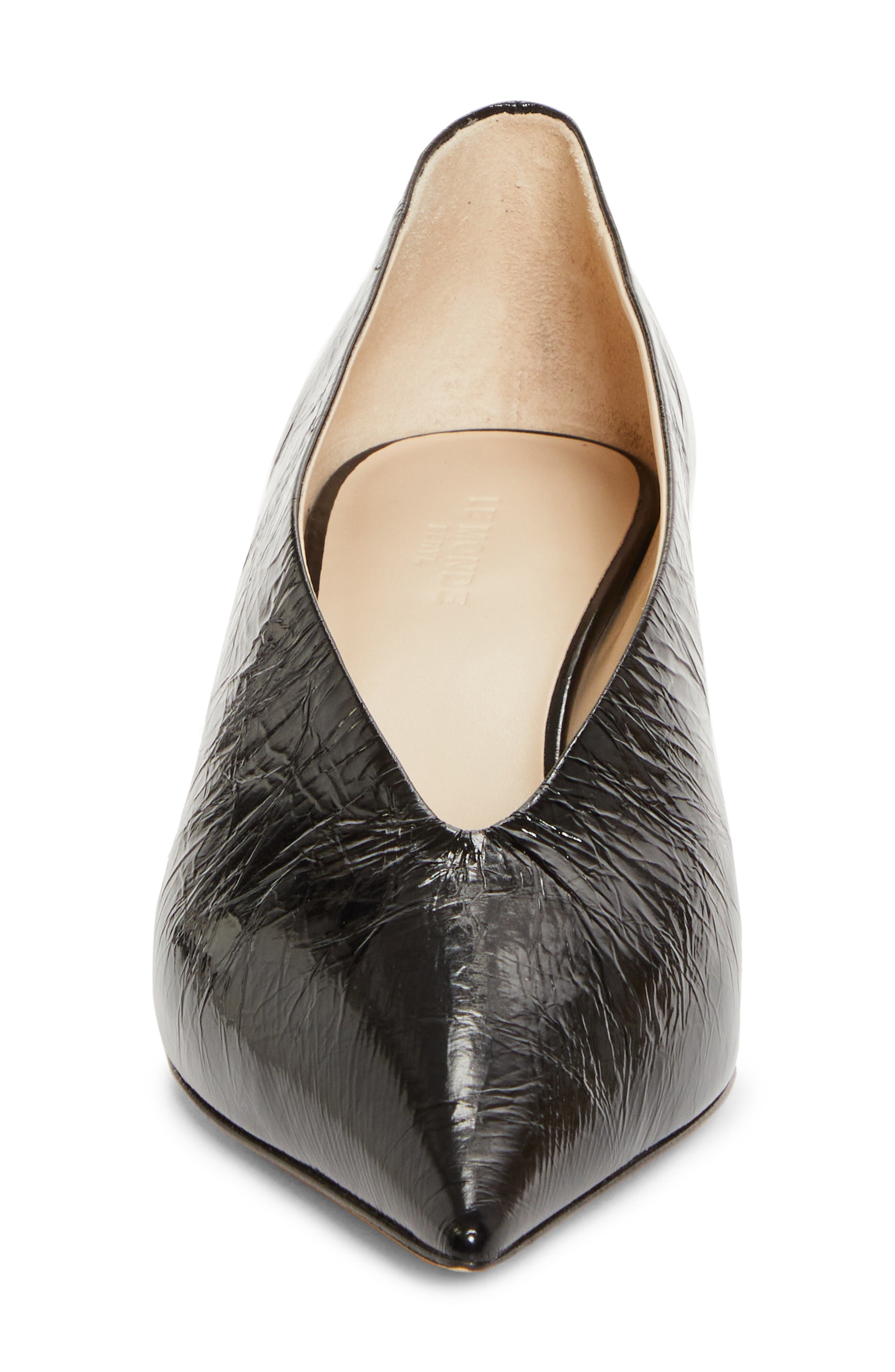 Le Monde Beryl Babouche Kitten Heel Pump in Black at Nordstrom - 4