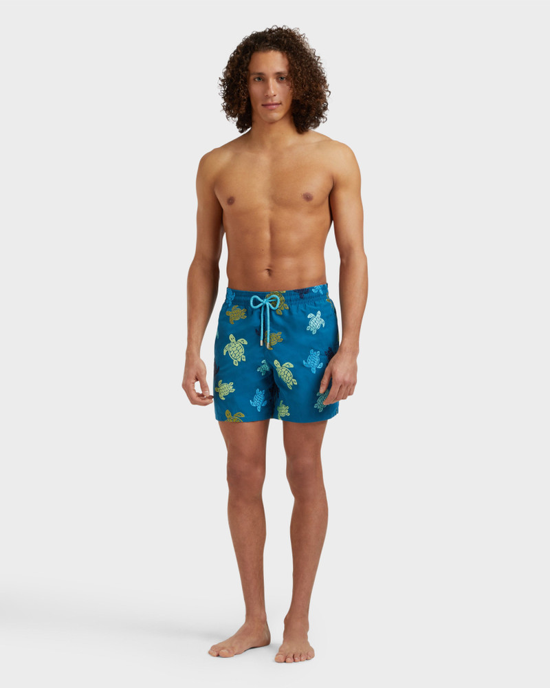 Vilebrequin MEN SWIM SHORTS EMBROIDERED TORTUE MULTICOLORE - LIMITED EDITION outlook