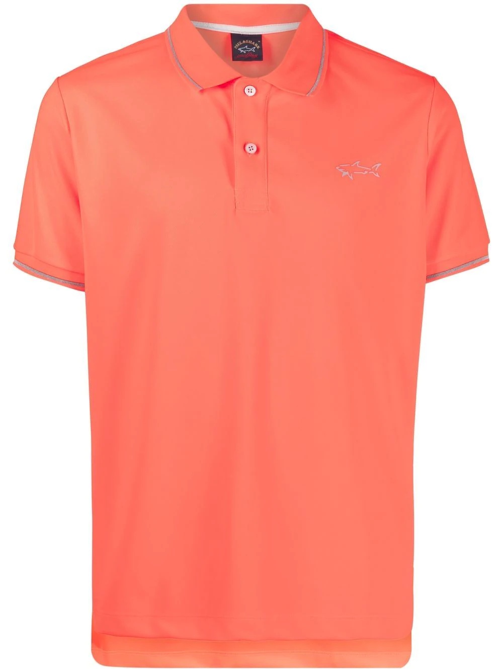 logo-print polo shirt - 1