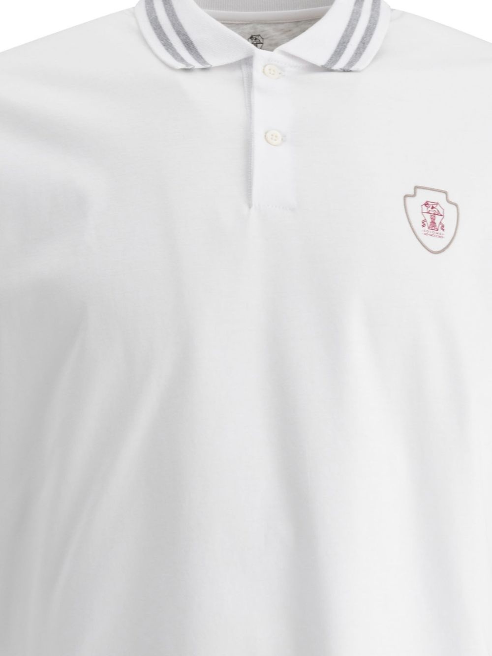 logo-print polo shirt - 3