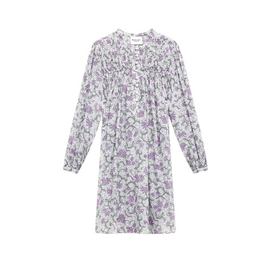 Isabel Marant Etoile Danael Smocked Dress - 5