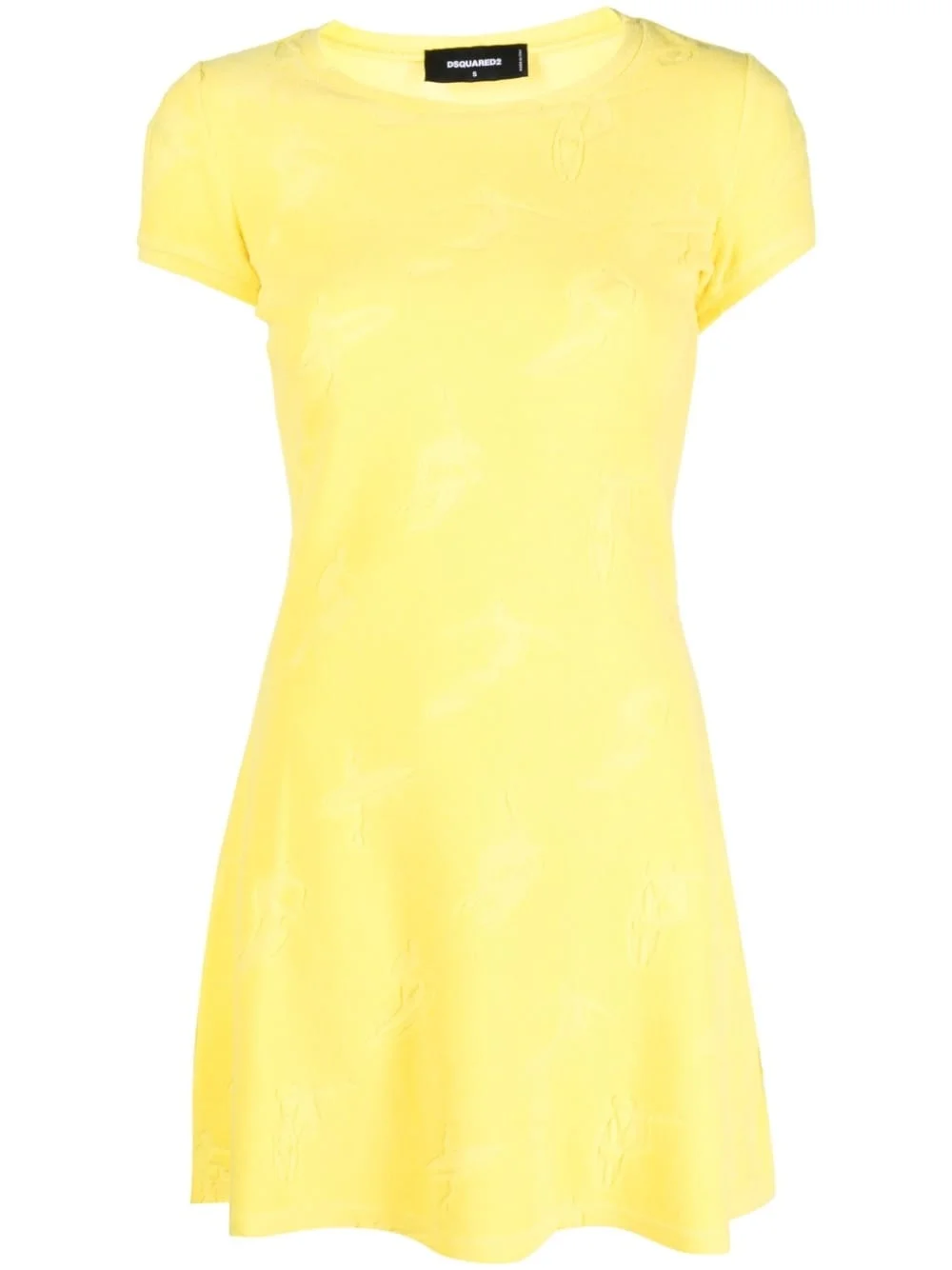 surfer-jacquard skater dress - 1