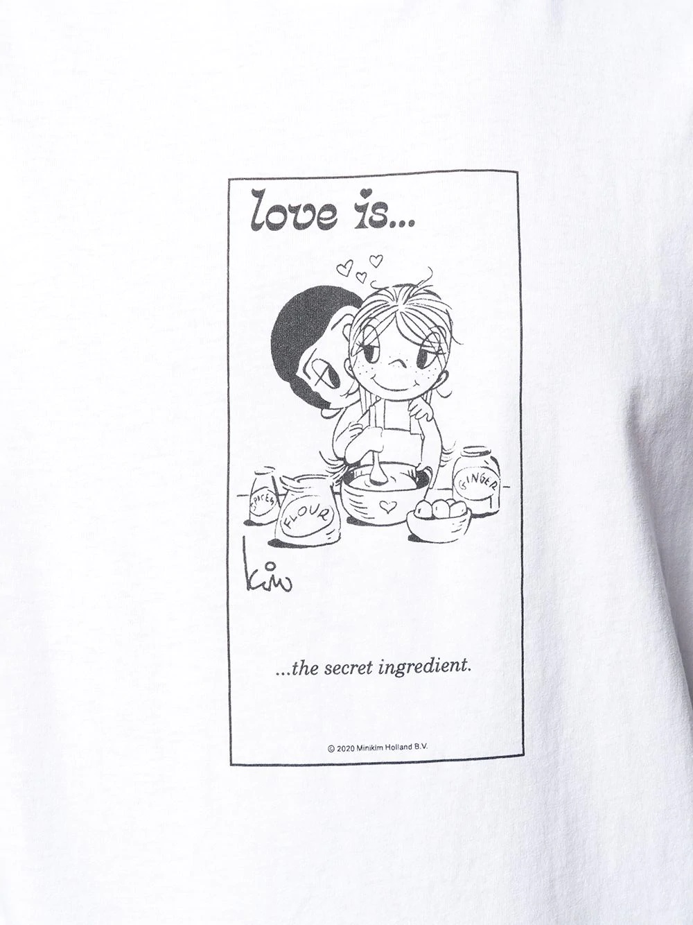 Love Is graphic print T-shirt - 6