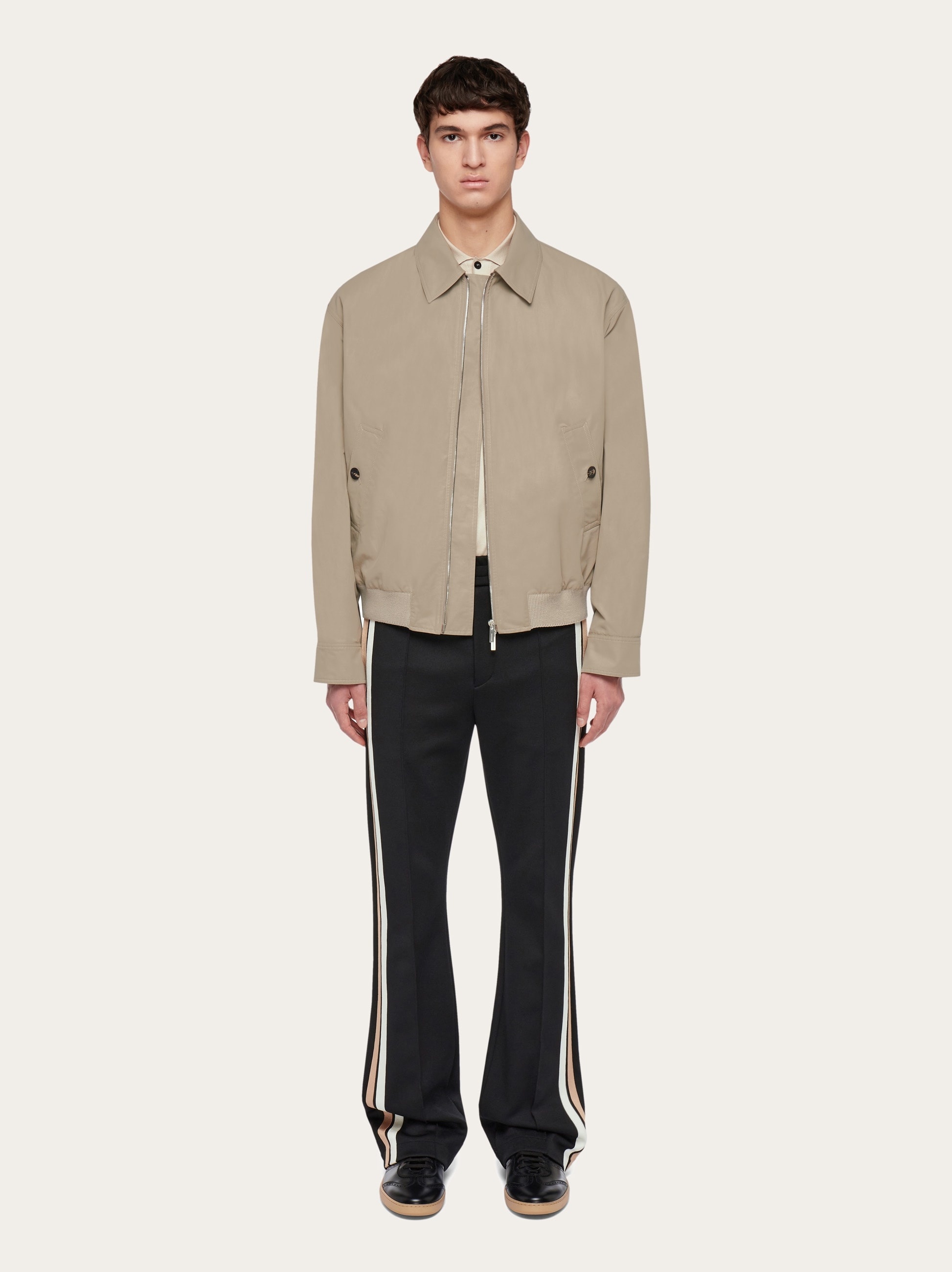 Zip up blouson - 8