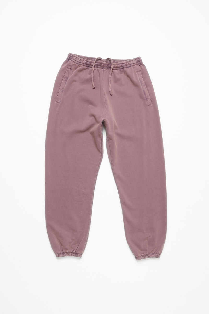 Cotton sweatpants - Plum purple 1