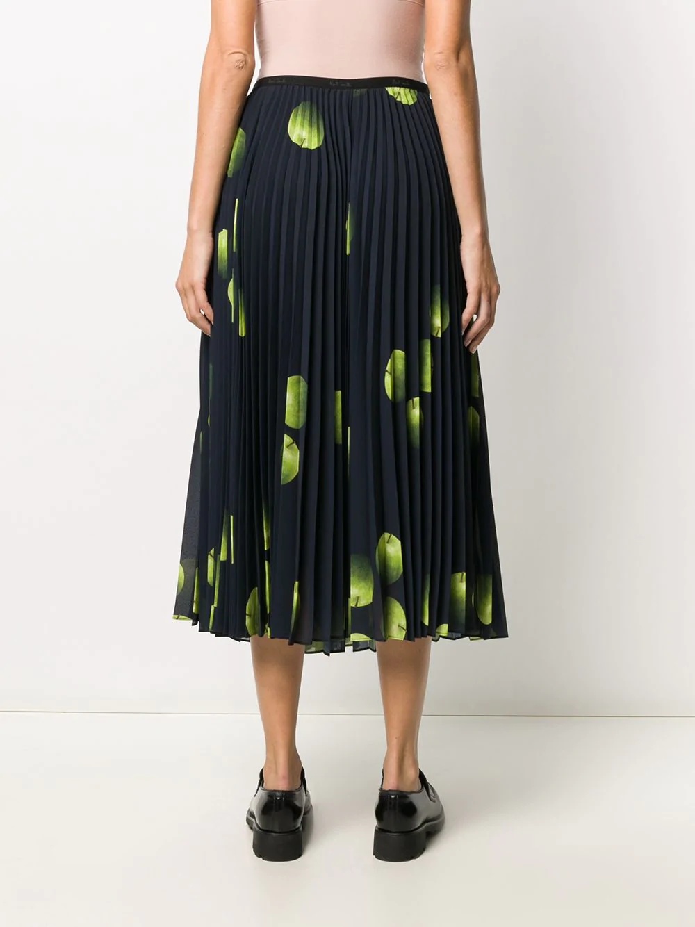 Green Apple pleated skirt - 4