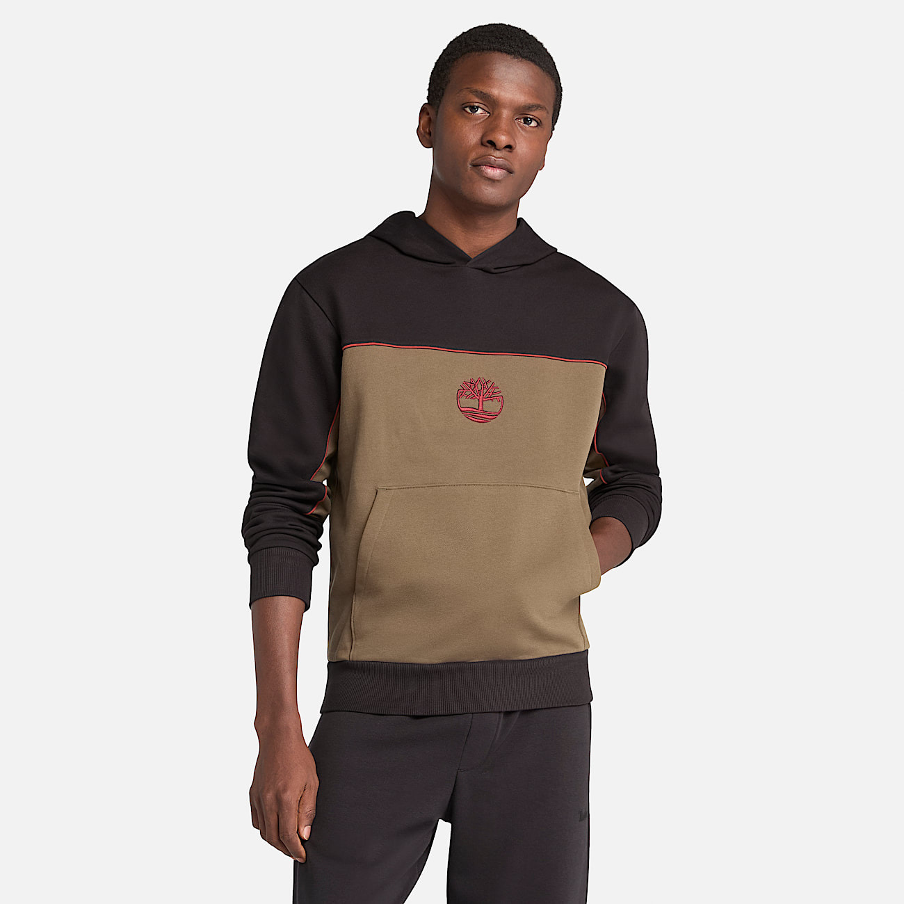 Cut-and-Sew Hoodie - 5