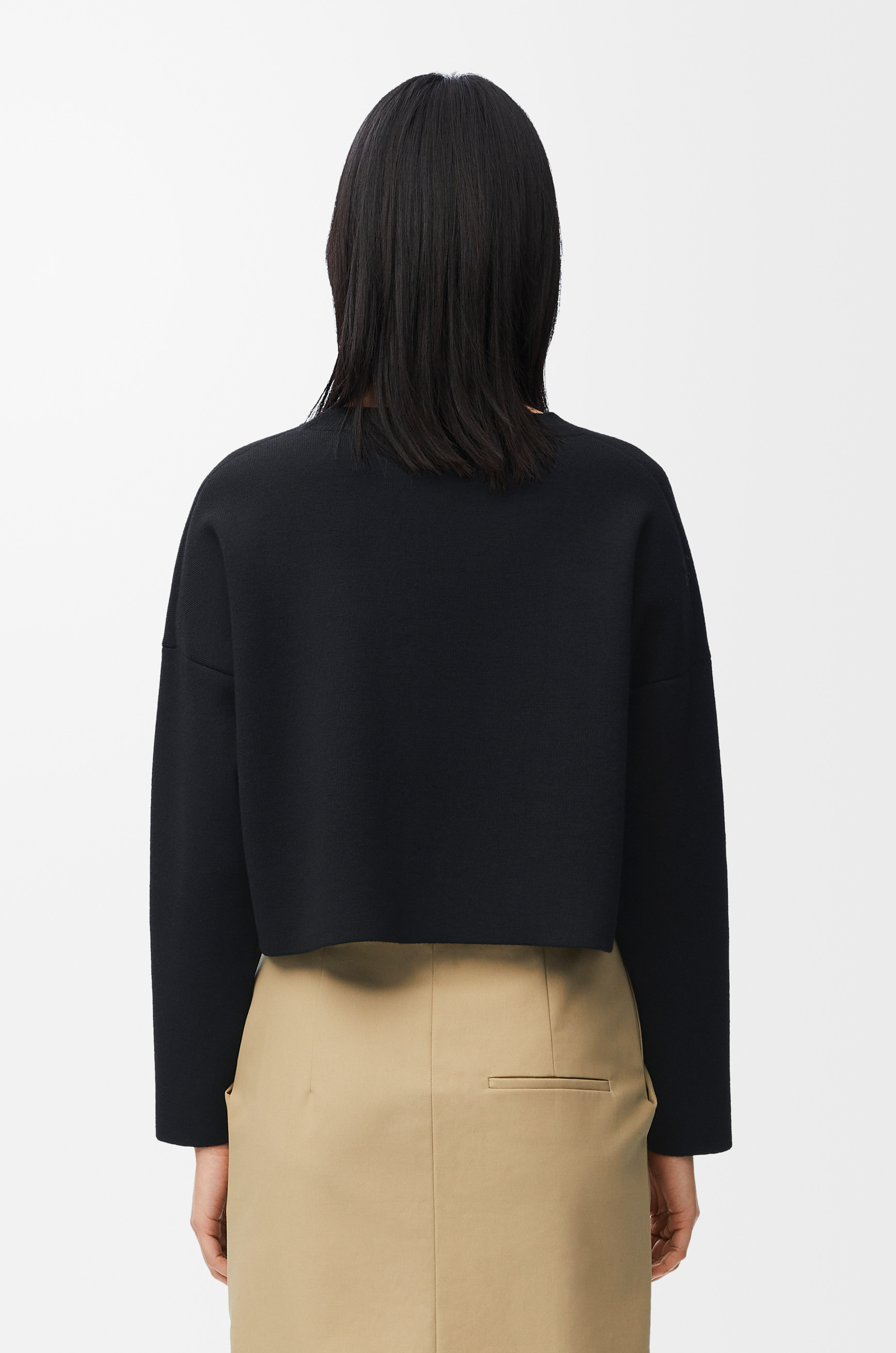 Short Anagram sweater in wool - 4