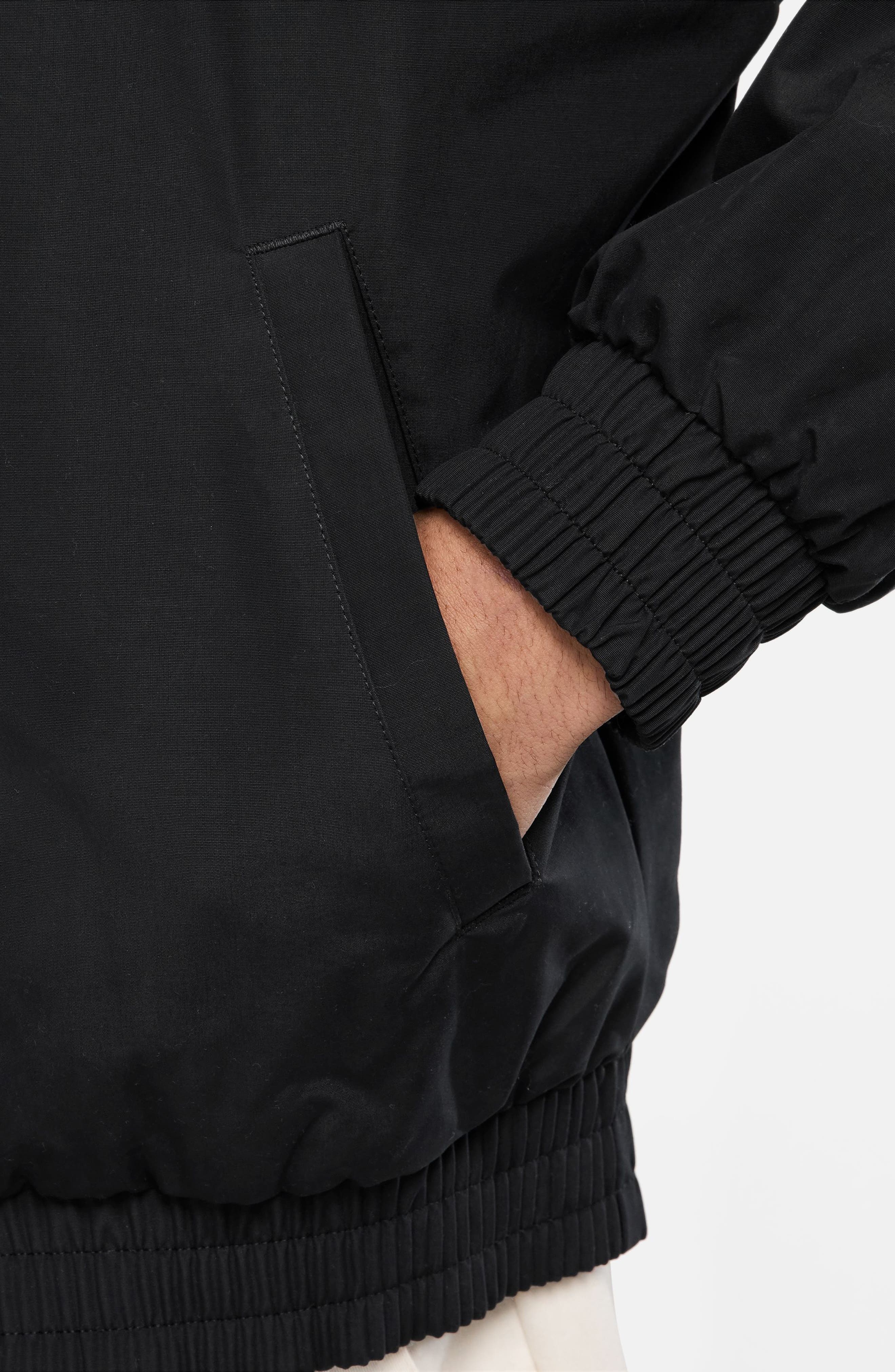 Nike Club Fleece Futura Jacket in Black/White at Nordstrom - 3