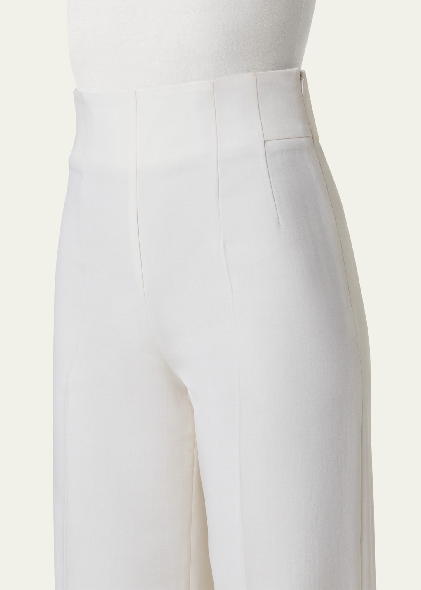 Fiyki Wide Leg Wool Double-Face Pants - 5