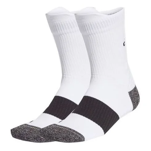 adidas Ru Ub21 Cr Sock Colorblock Sports Socks Couple Style One Pair White GI7670 - 1