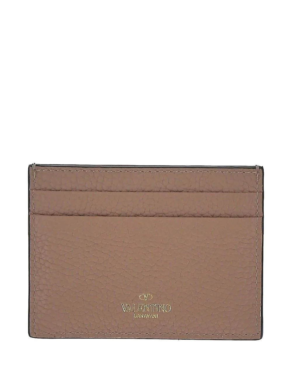 Rockstud leather cardholder - 1