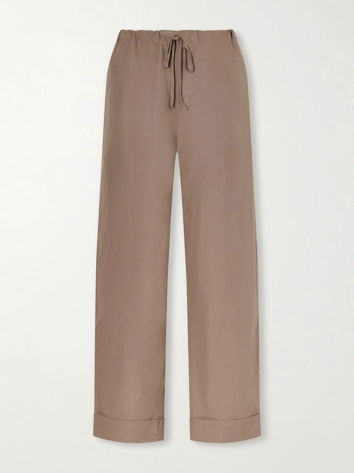 Delano Cropped Cotton Wide-leg Pants - 1
