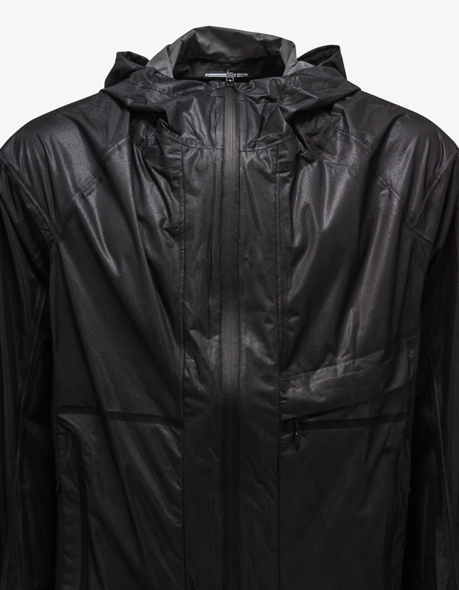 Y-3 Black Classic Sheer Nylon Parka - 4
