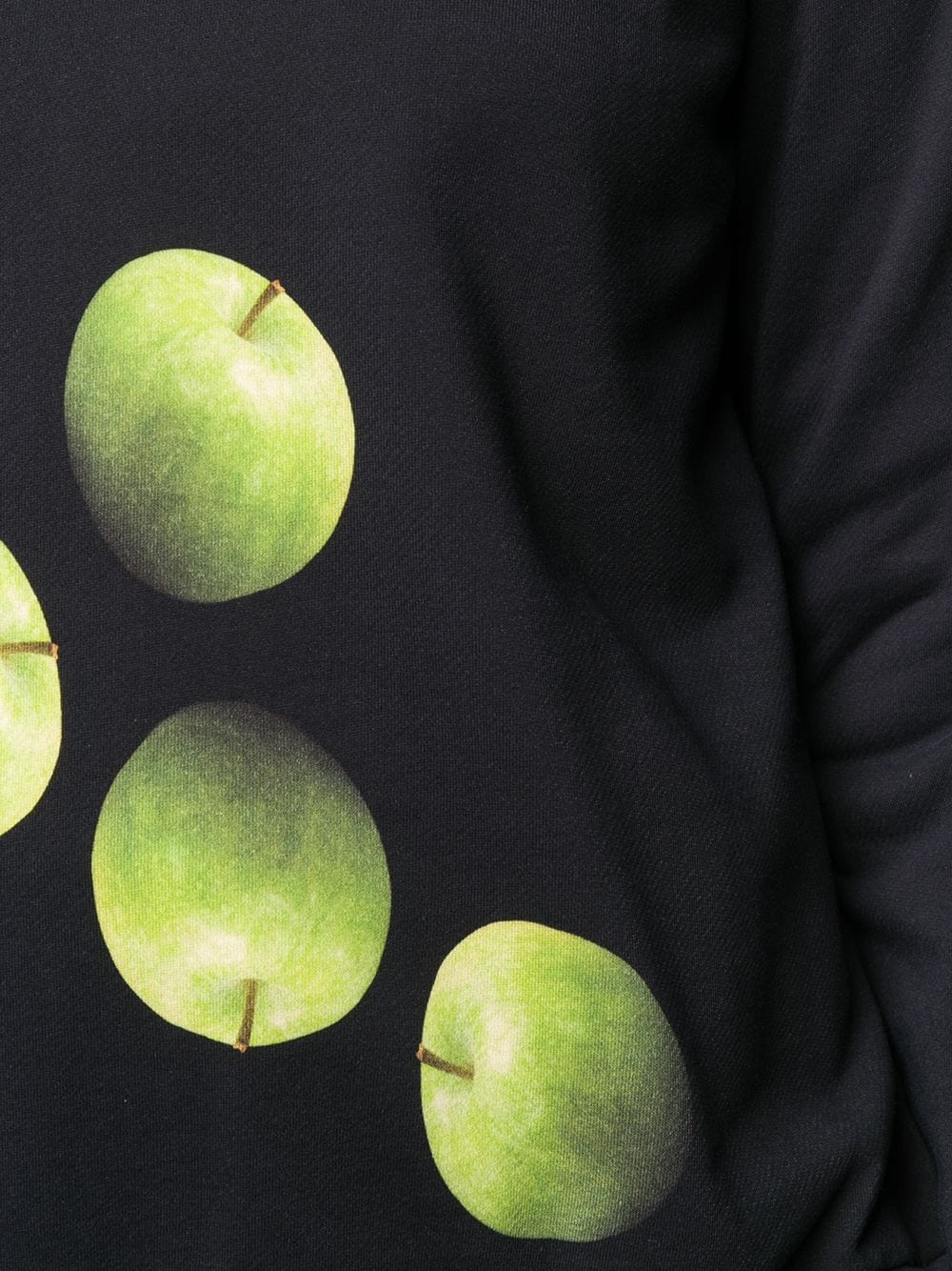 apple print sweatshirt - 5