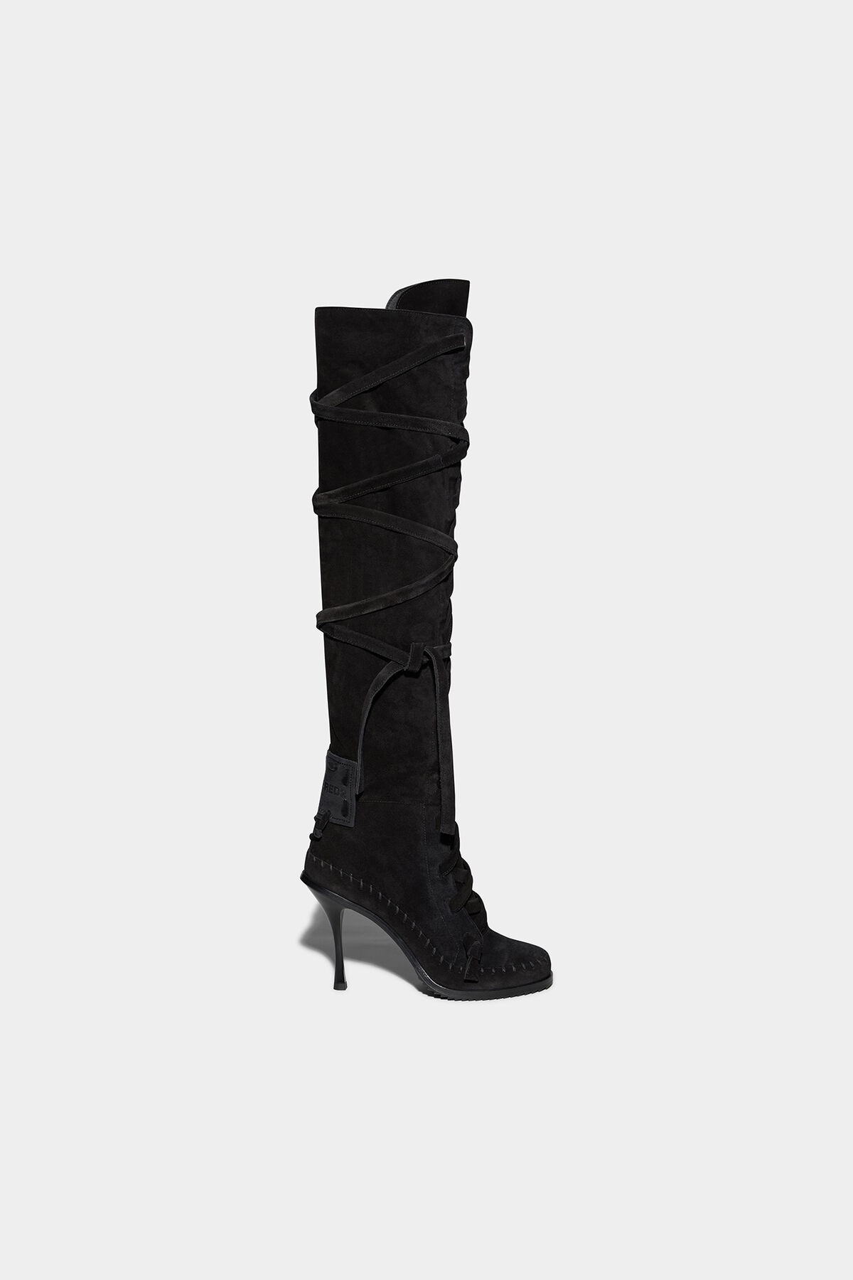 FRINGES HEELED BOOTS - 1