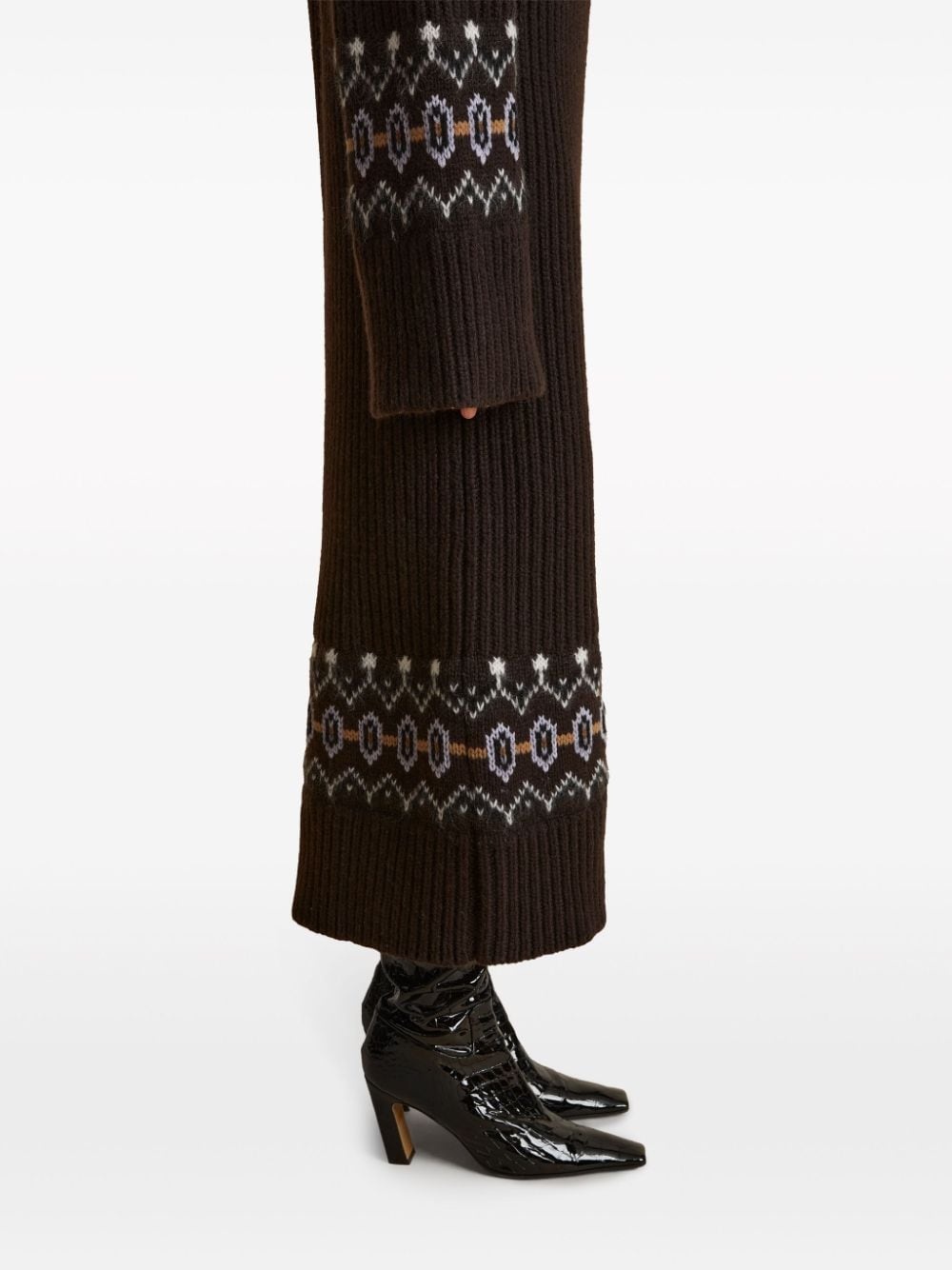 The Rivka fair-isle midi dress - 5