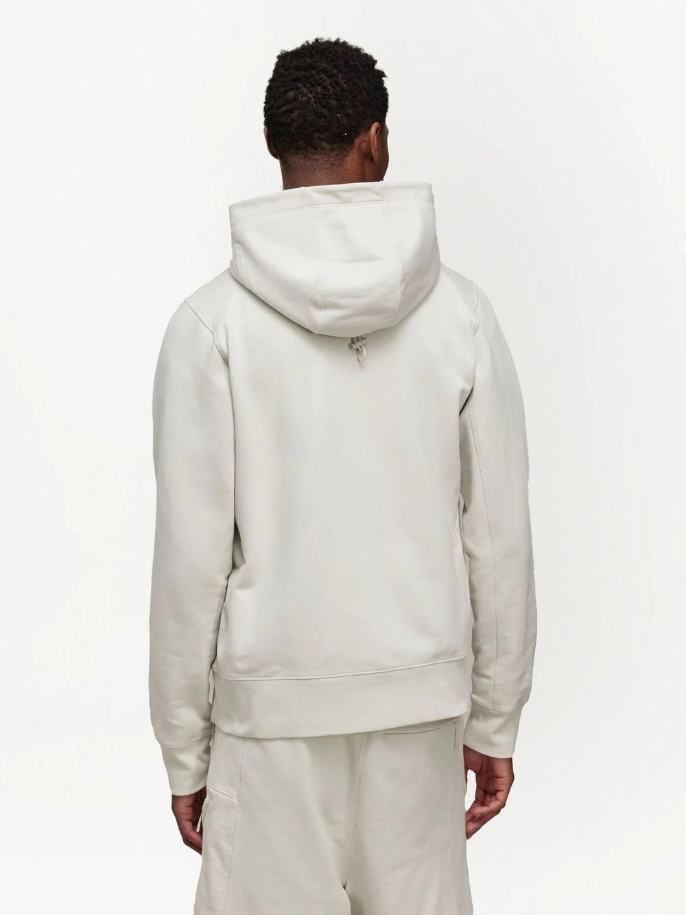 zip-up cotton hoodie - 4