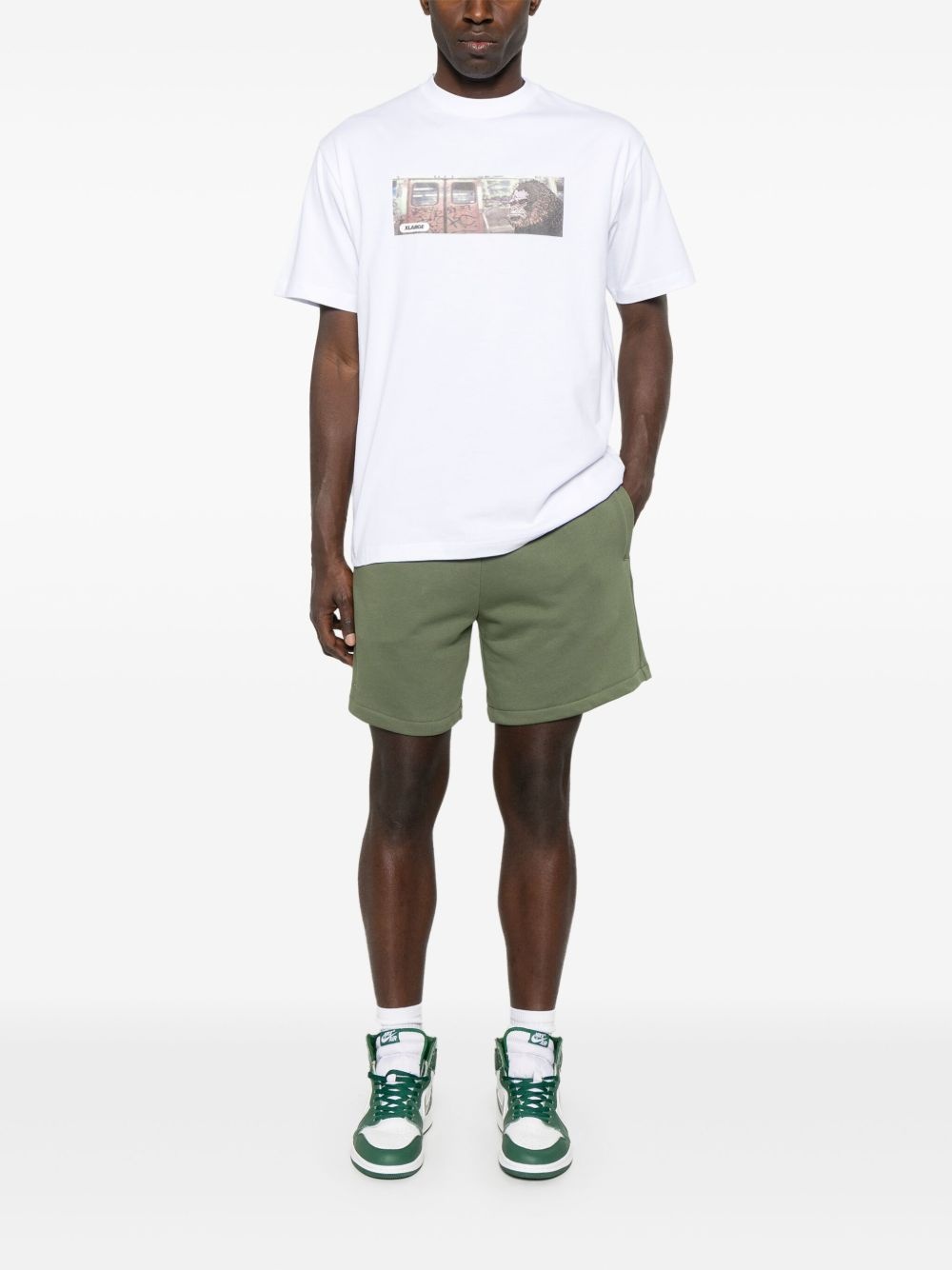 logo-patch shorts - 2