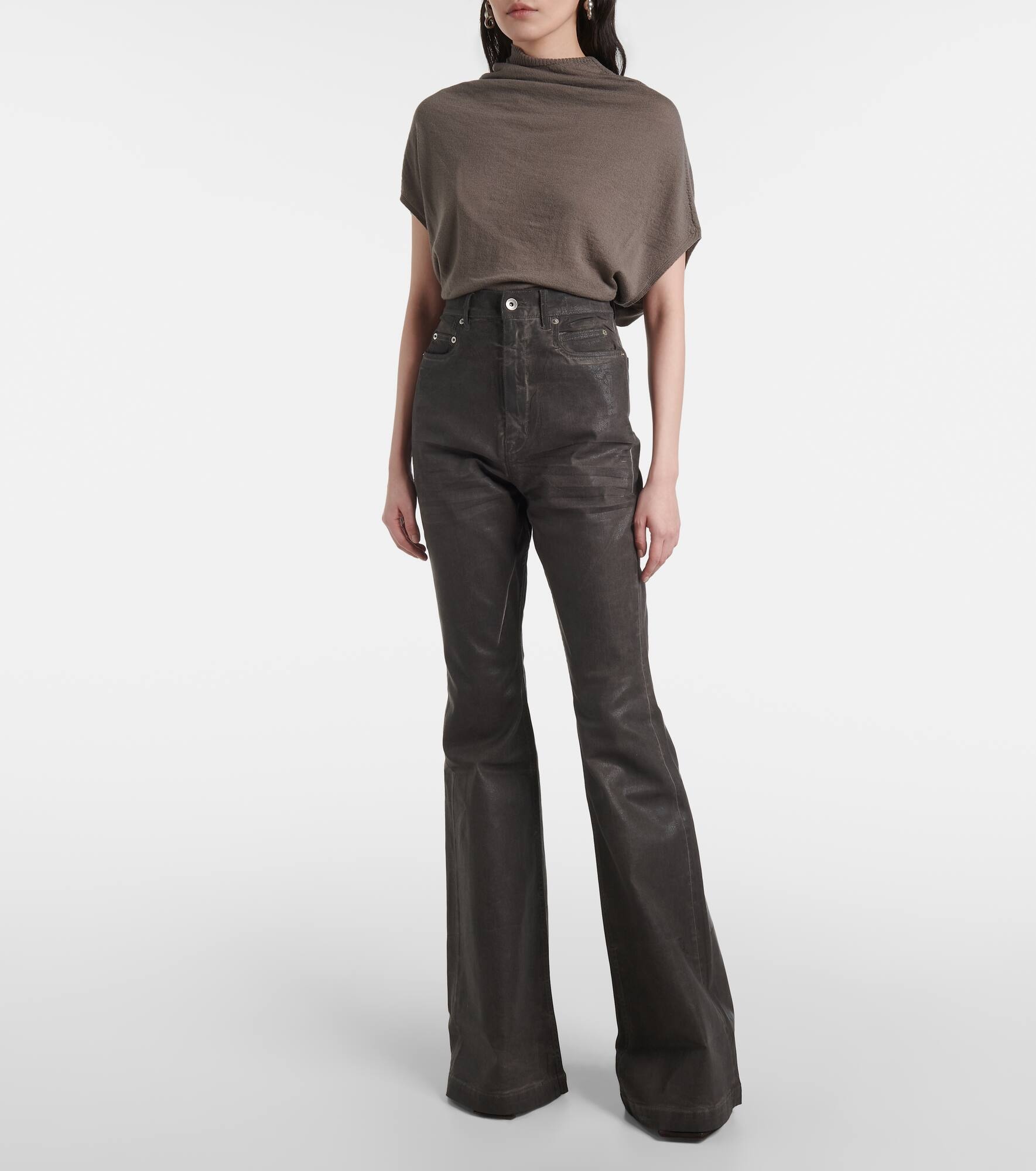 Bolan high-rise bootcut jeans - 7