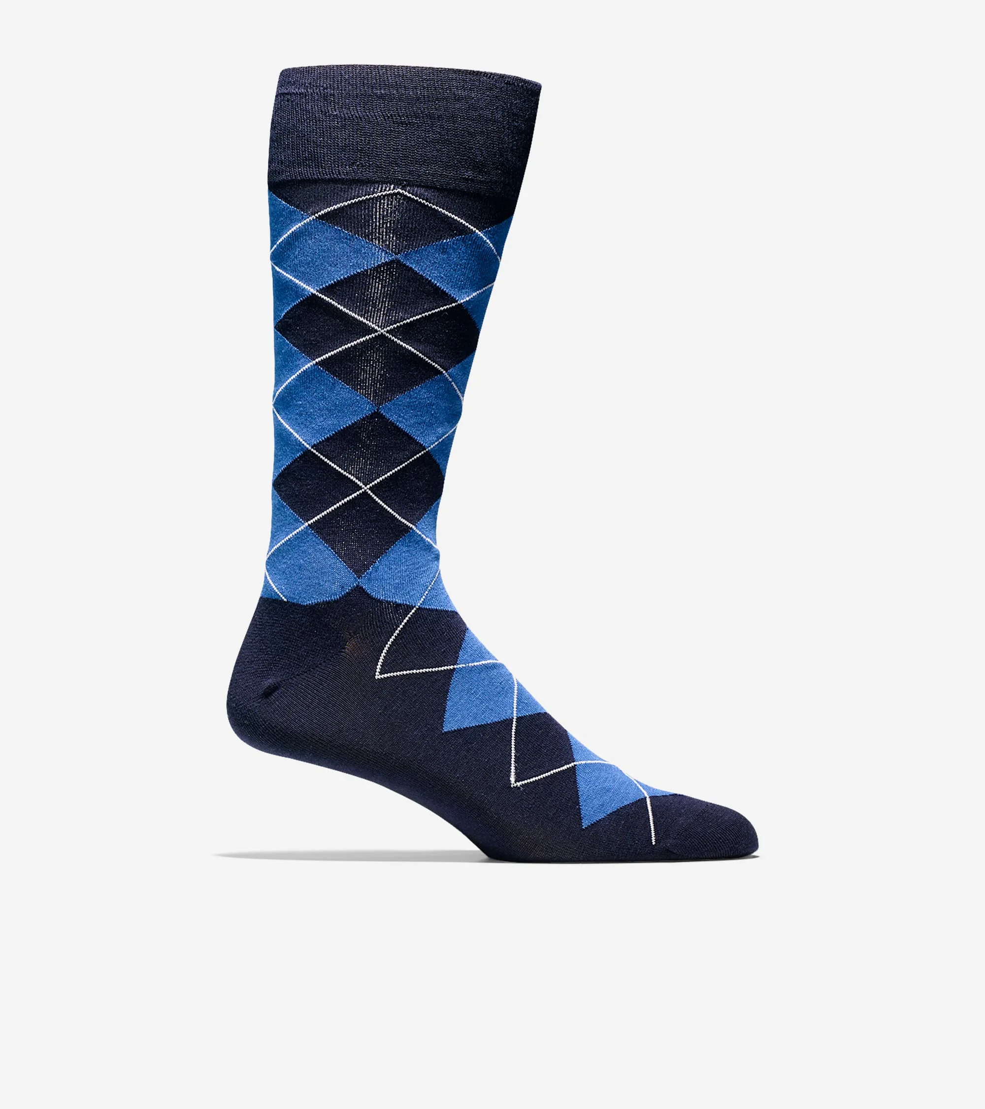 Men's Classic Argyle Crew Socks - 1