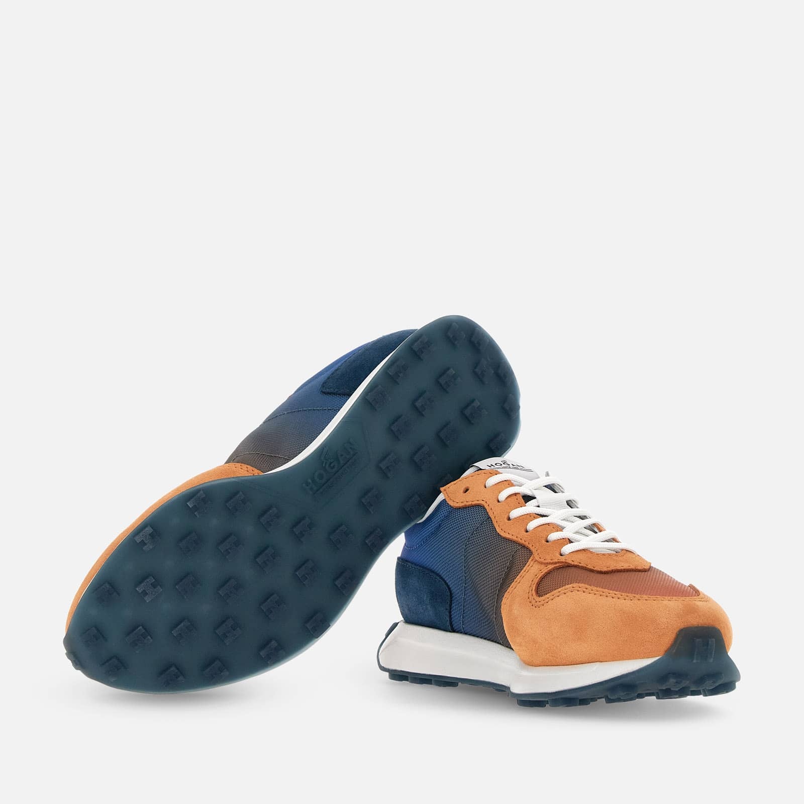 Sneakers Hogan H601 Blue Orange White - 5
