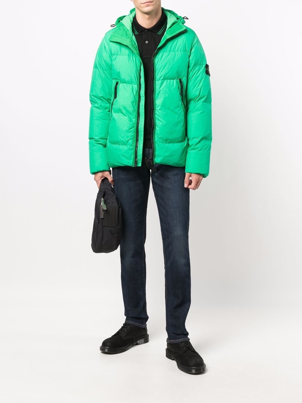 hooded padded jacket - 2