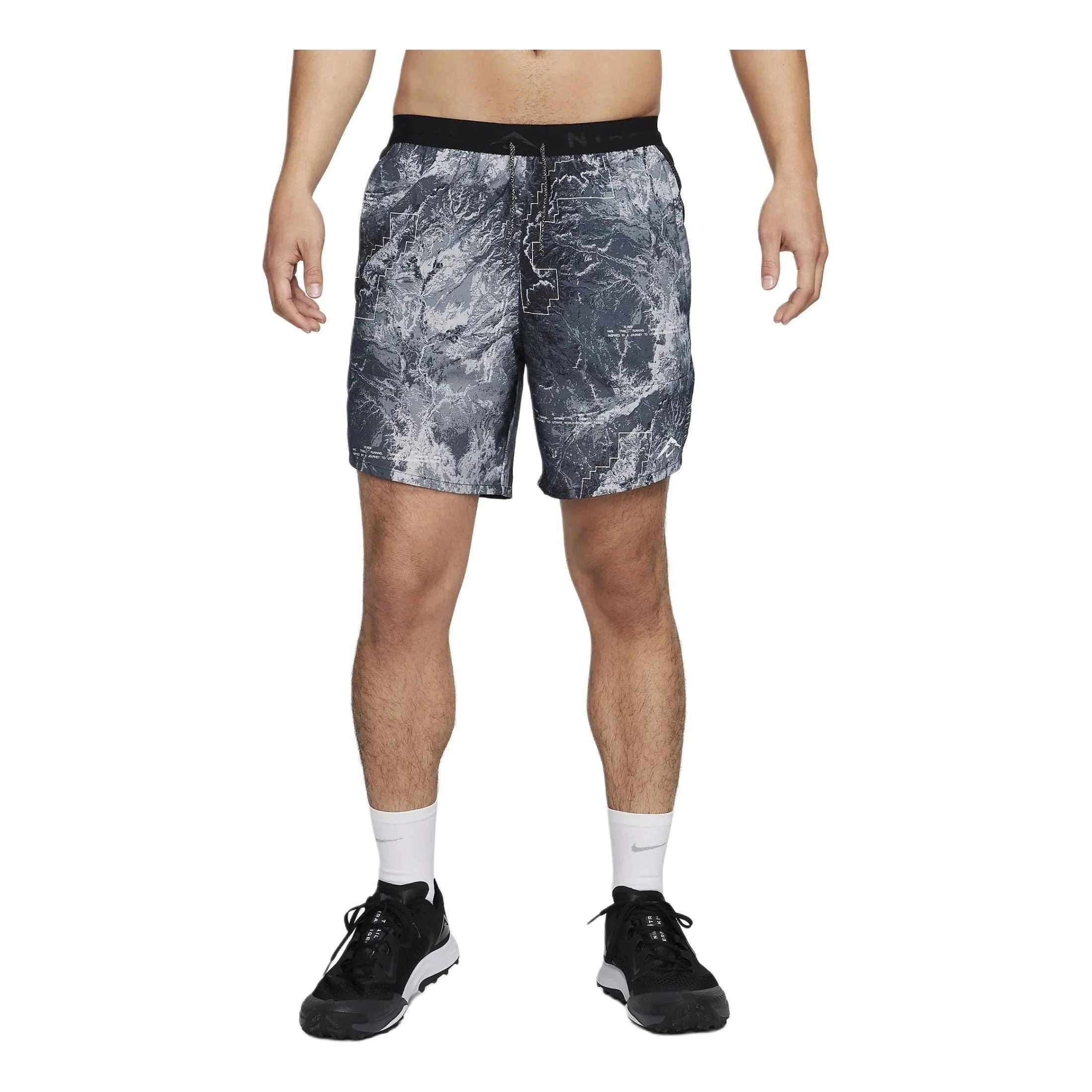Nike Stride 말파이트 18cm Brief-Lined 런닝 반바지 아시아 Sizing 'Anthracite Black' FN3315-060 - 1