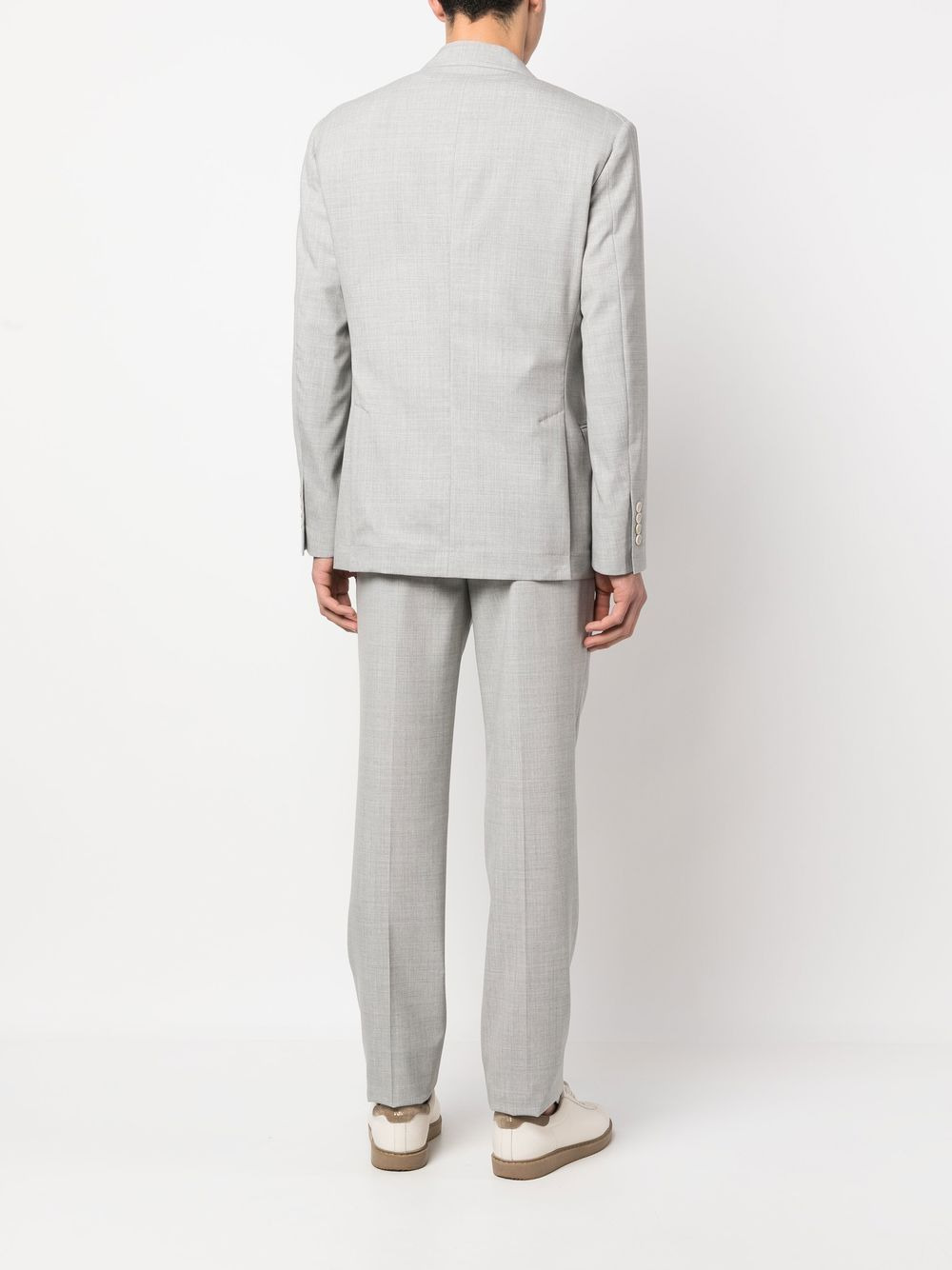 double-breasted two-piece suit - 4