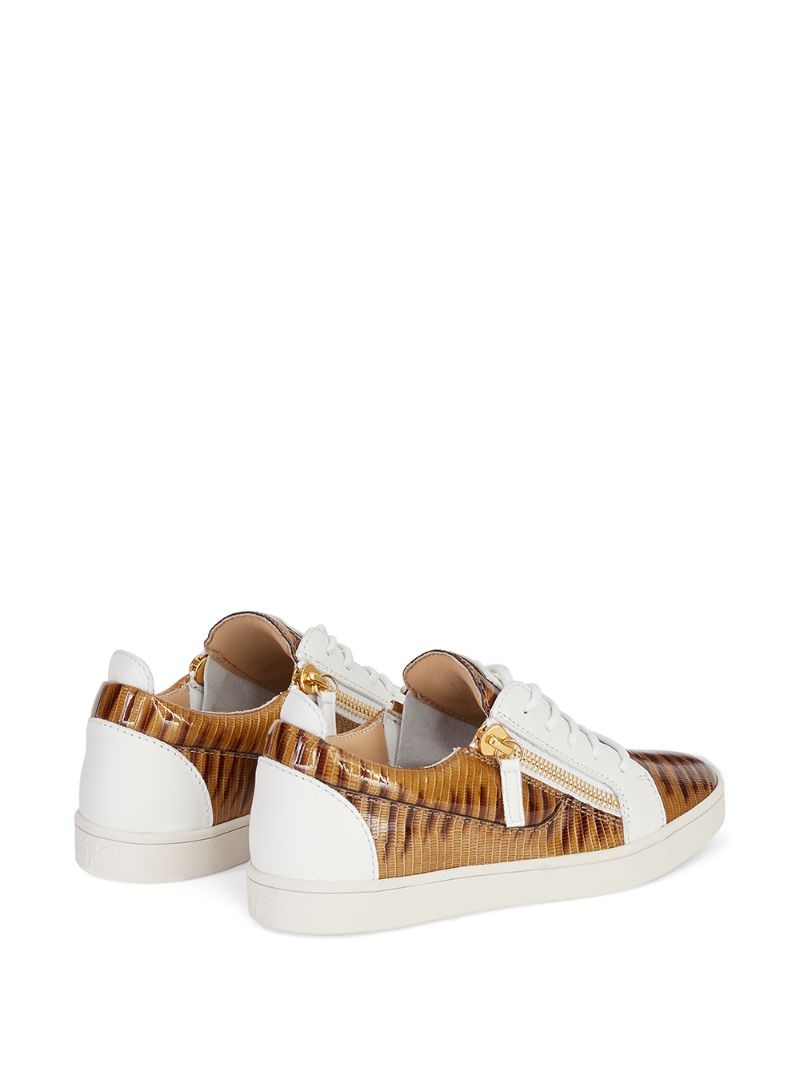 Gail snakeskin-effect sneakers - 3