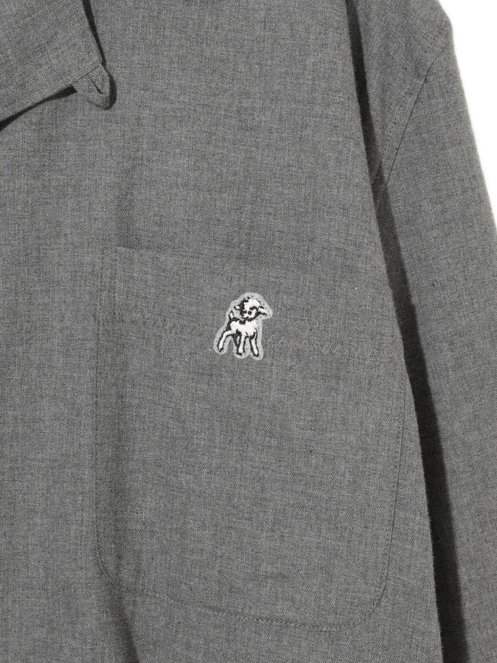 POCKET-DETAIL BUTTON-UP SHIRT - 3