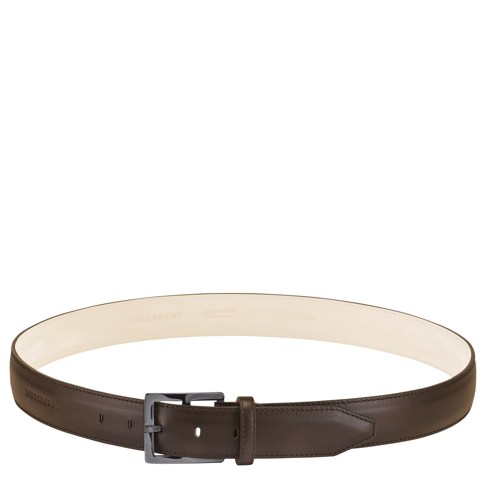 Végétal Men's belt Mocha - Leather - 1