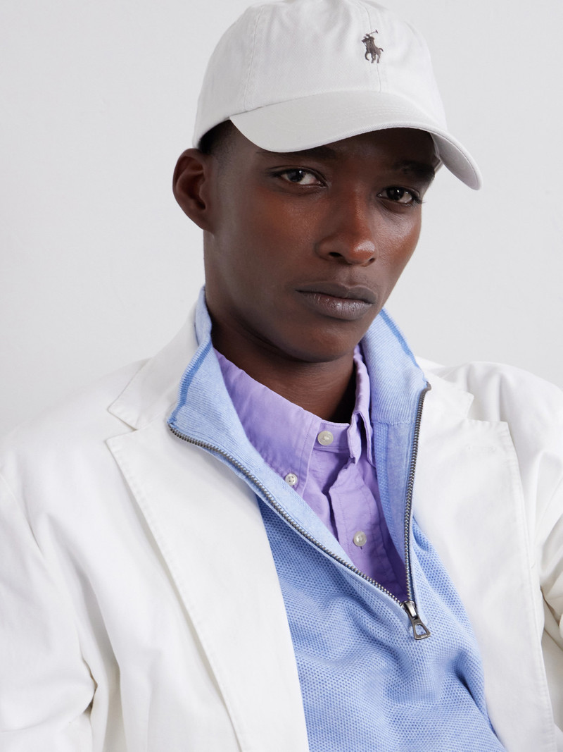 Logo-Embroidered Cotton-Twill Baseball Cap 3