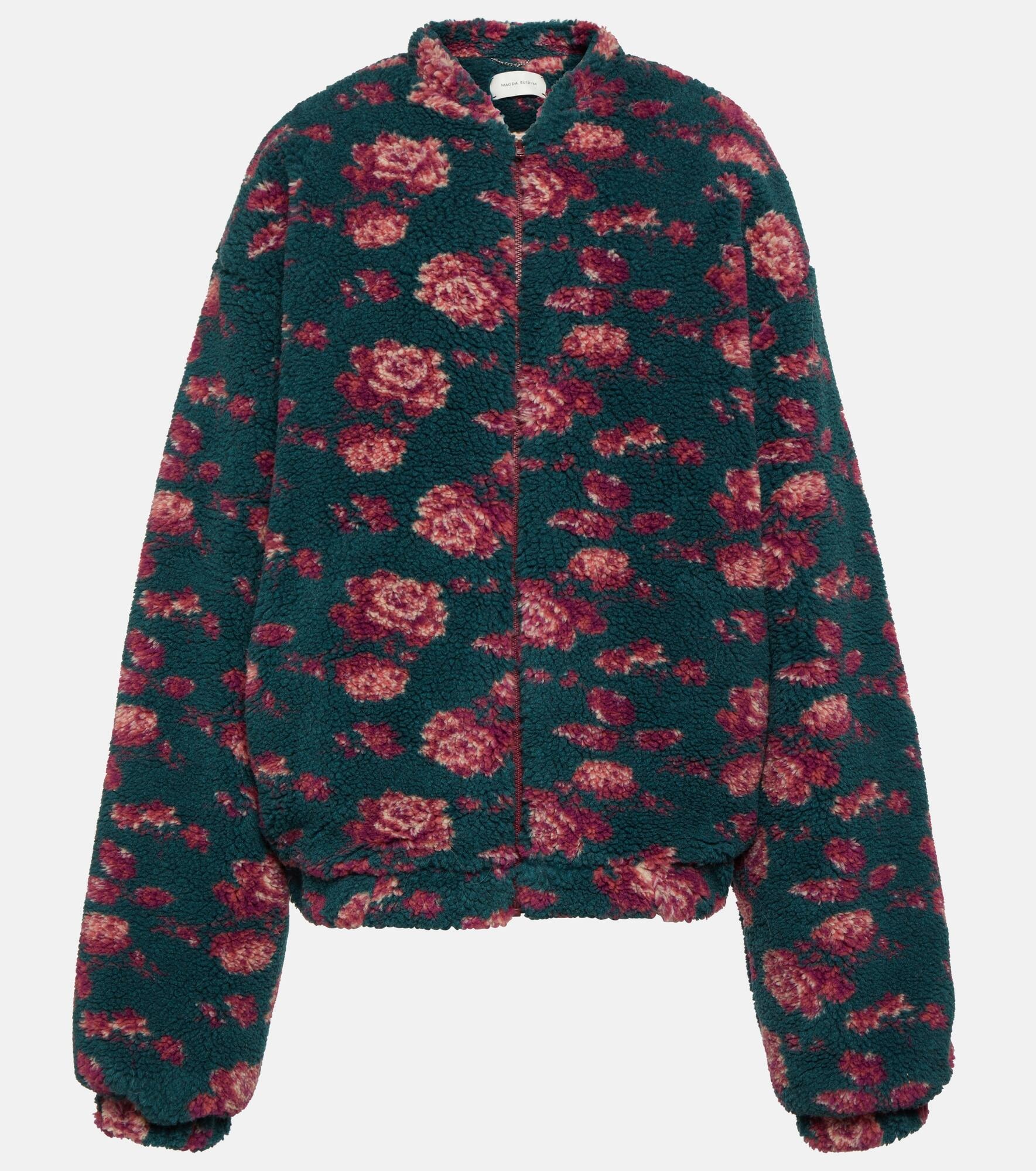 Floral teddy jacket - 1