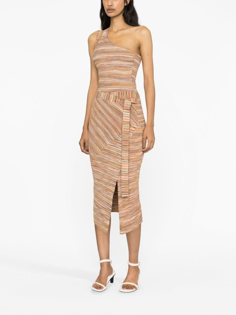 SIMKHAI Paris space-dye knitted skirt outlook