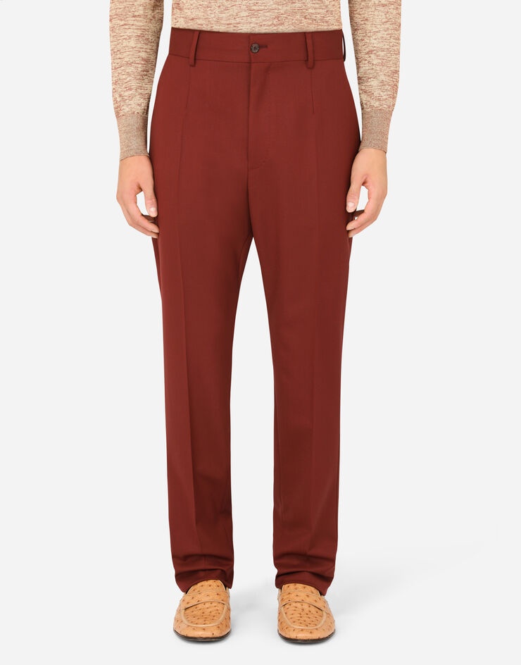 Stretch wool pants - 1