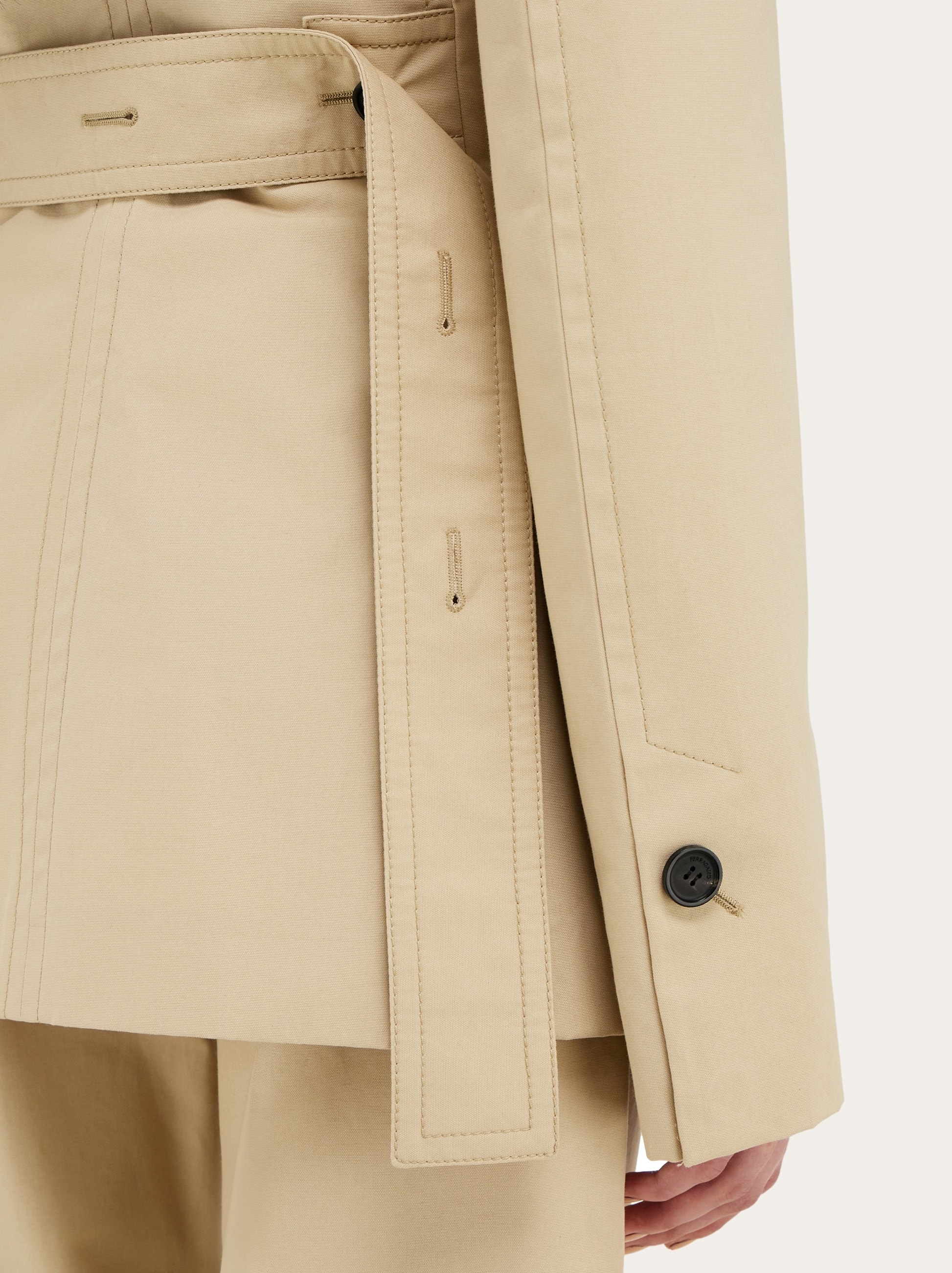 Blazer with martingale belt - 7