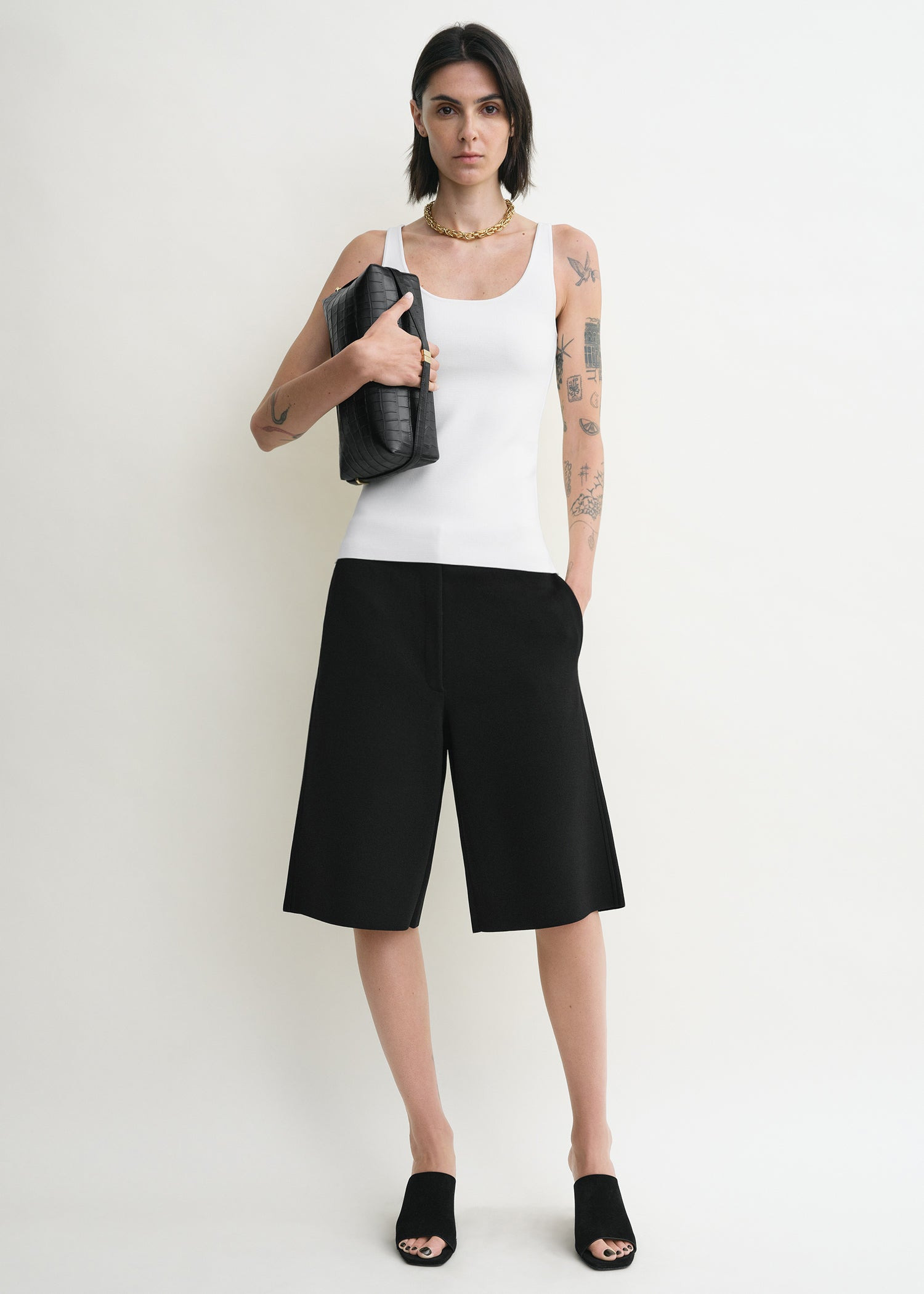 Knit shorts black - 2