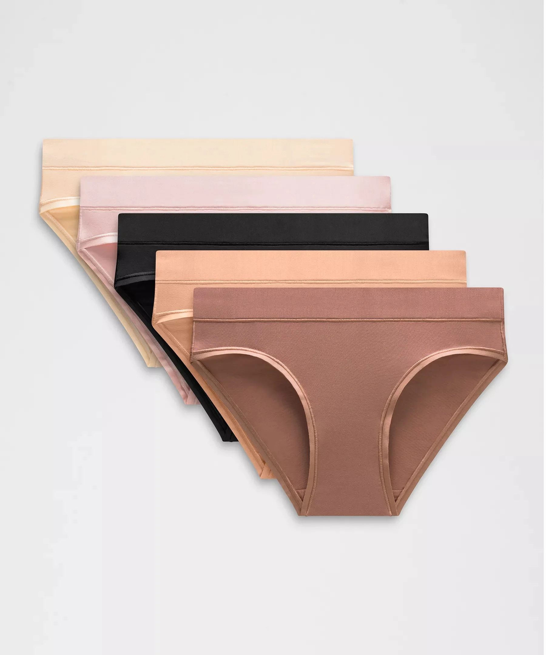 UnderEase Mid-Rise Bikini Underwear *5 Pack - 1