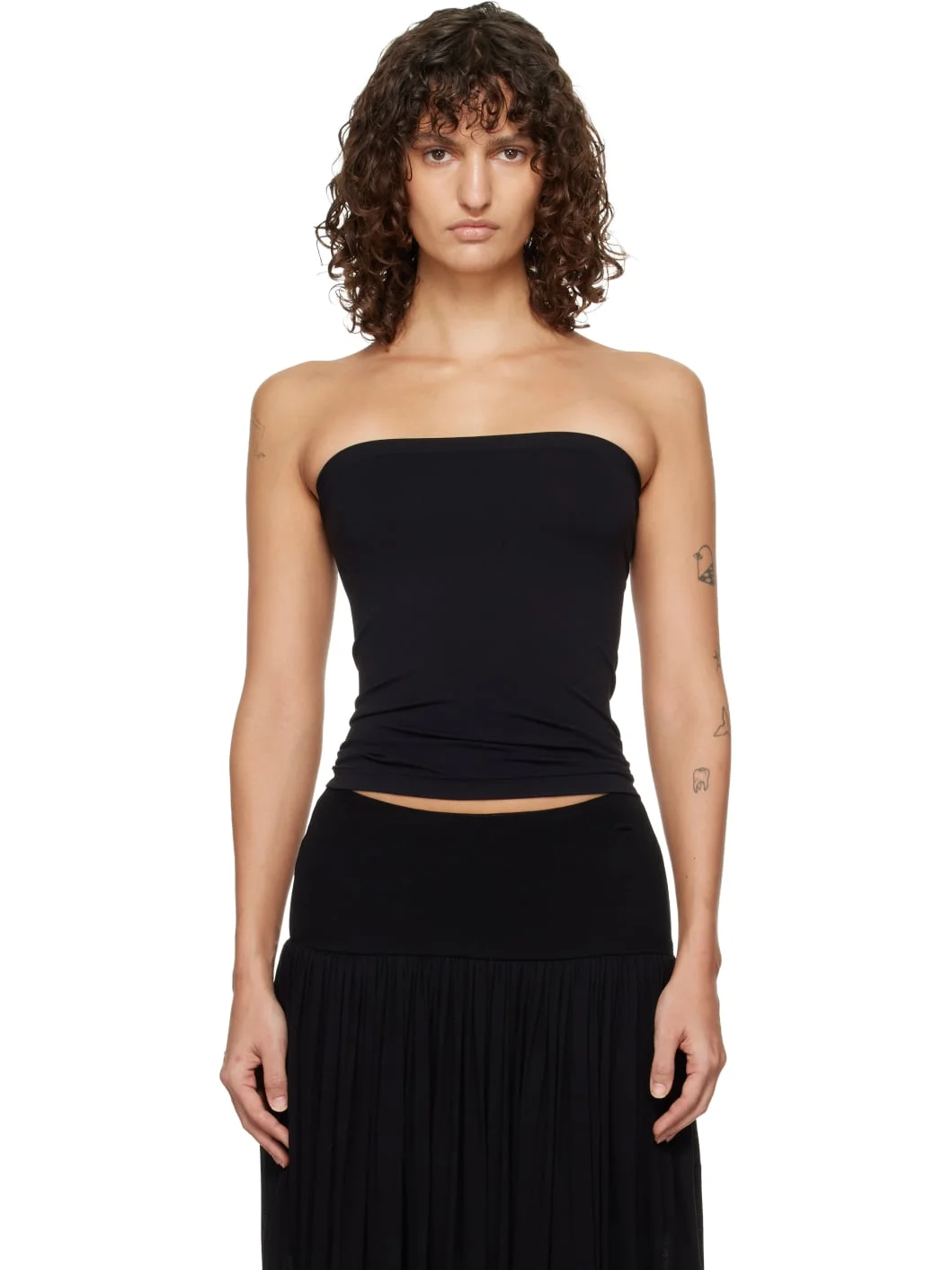 Black Fatal Sleeveless Top - 1