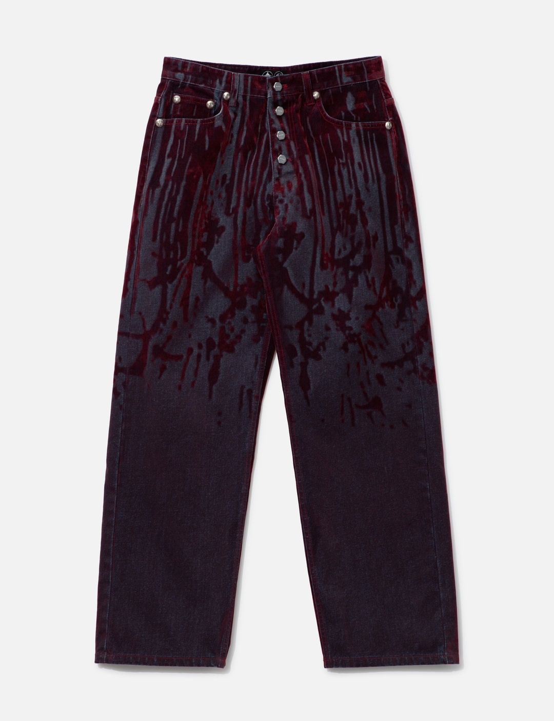 Thug Club BLOOD LAZERED DENIM PANTS | REVERSIBLE